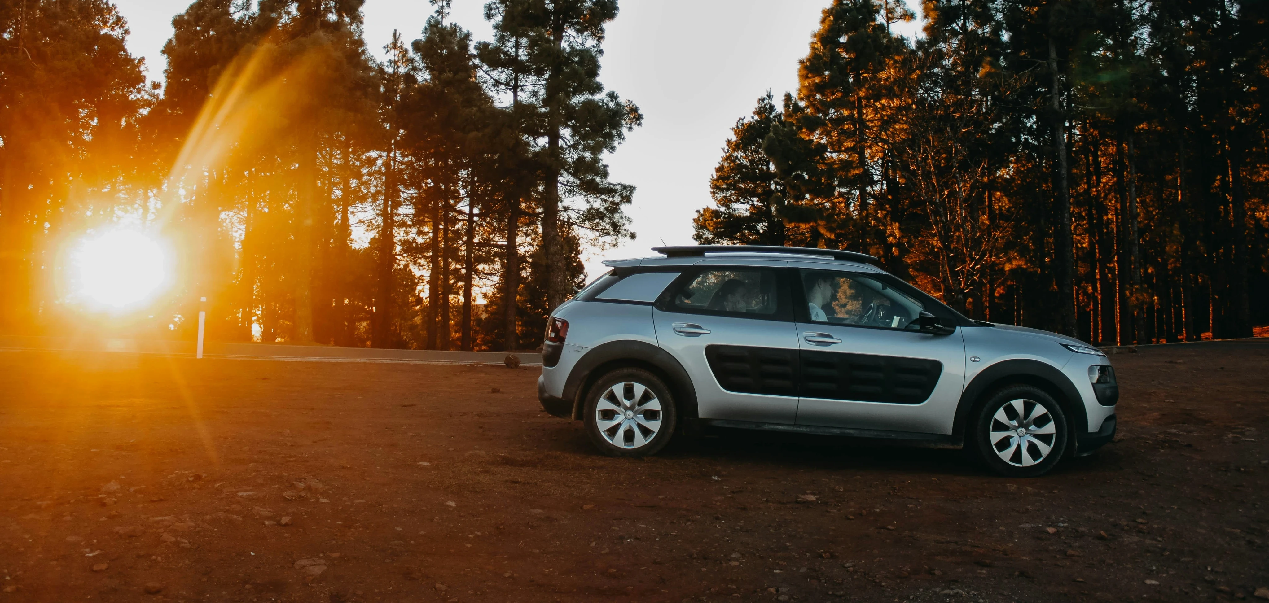 Image d'une citroen plein air